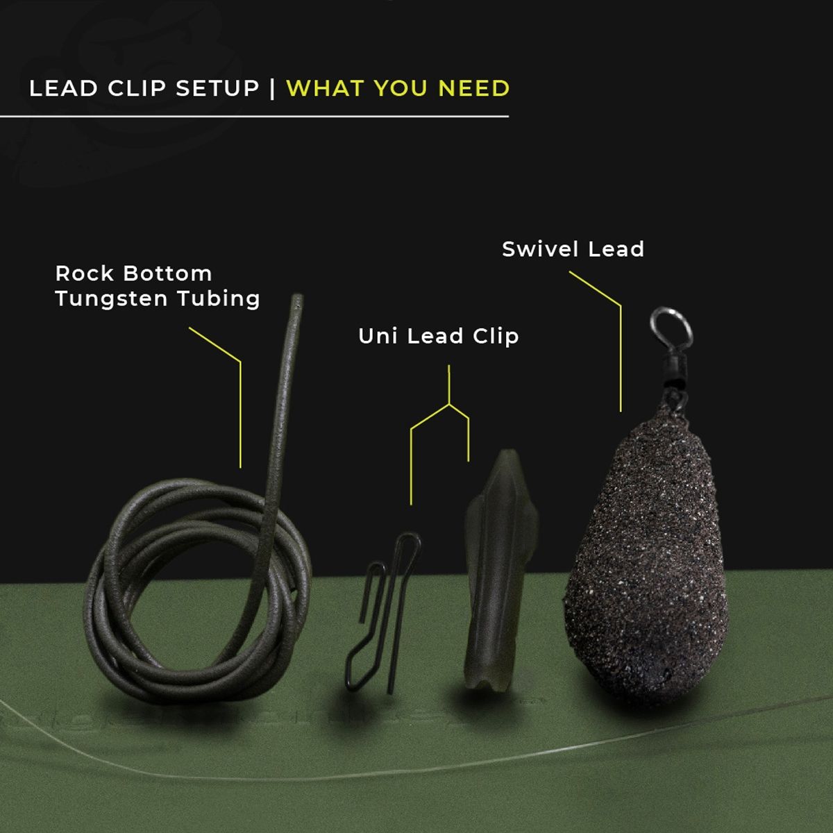 RidgeMonkey Connexion Uni Lead Clip Camo Green - Imagen 9