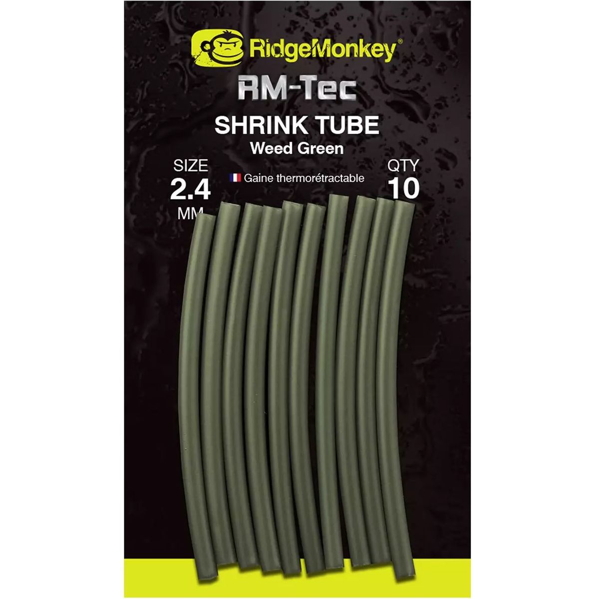 RidgeMonkey RM-Tec Shrink Tube Weed Green 2.4mm - Imagen 3