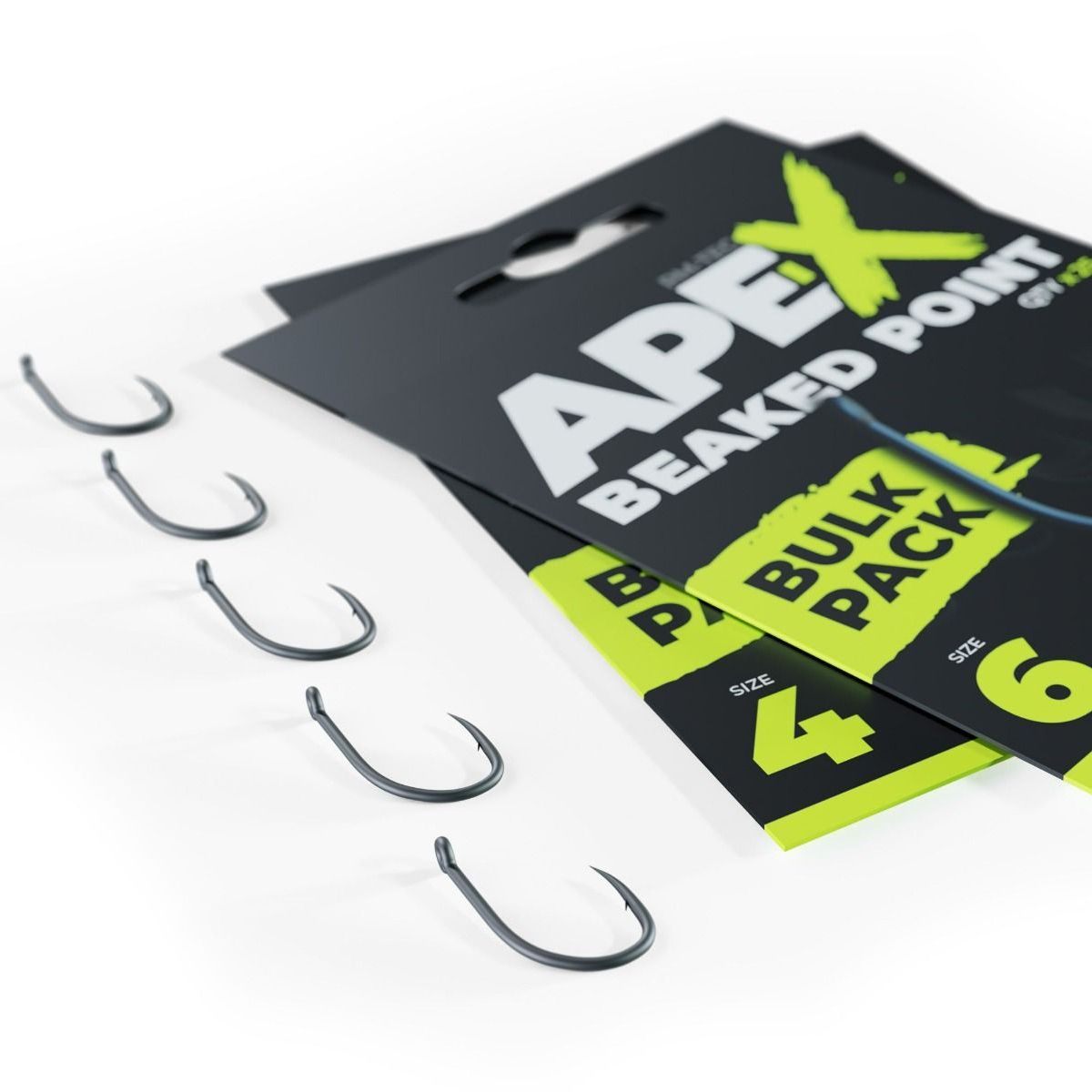 RidgeMonkey Straight Point Barbed Bulk Nº6-25 anzuelos por paquete - Imagen 4