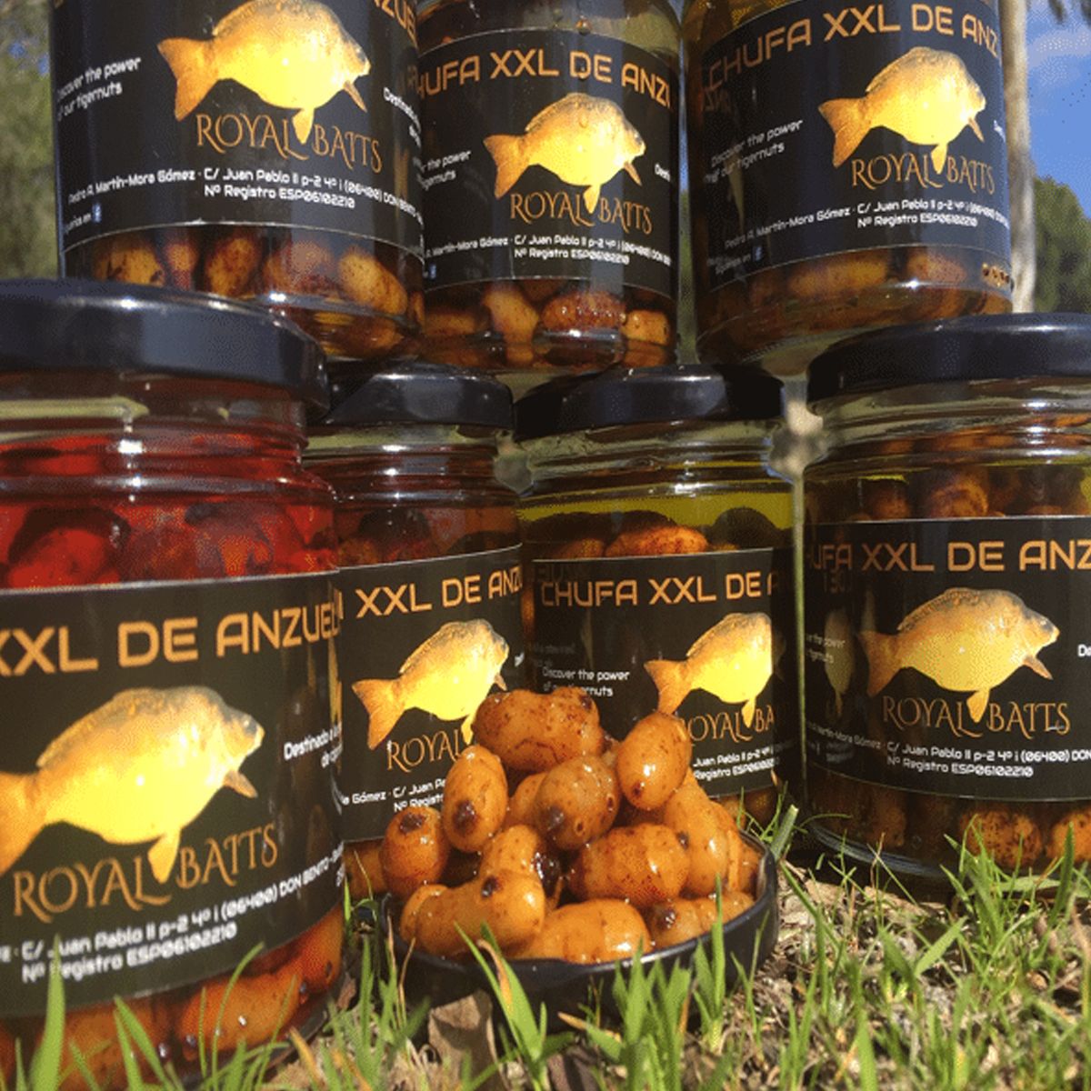 Royal Baits Chufa XXL Aroma Ajo 250ml - Imagen 3