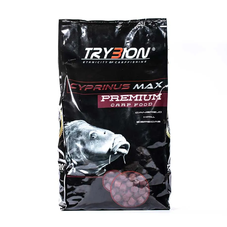 Trybion Pellets Cebado Cyprinus Max 2,4,8,14mm 4Kg