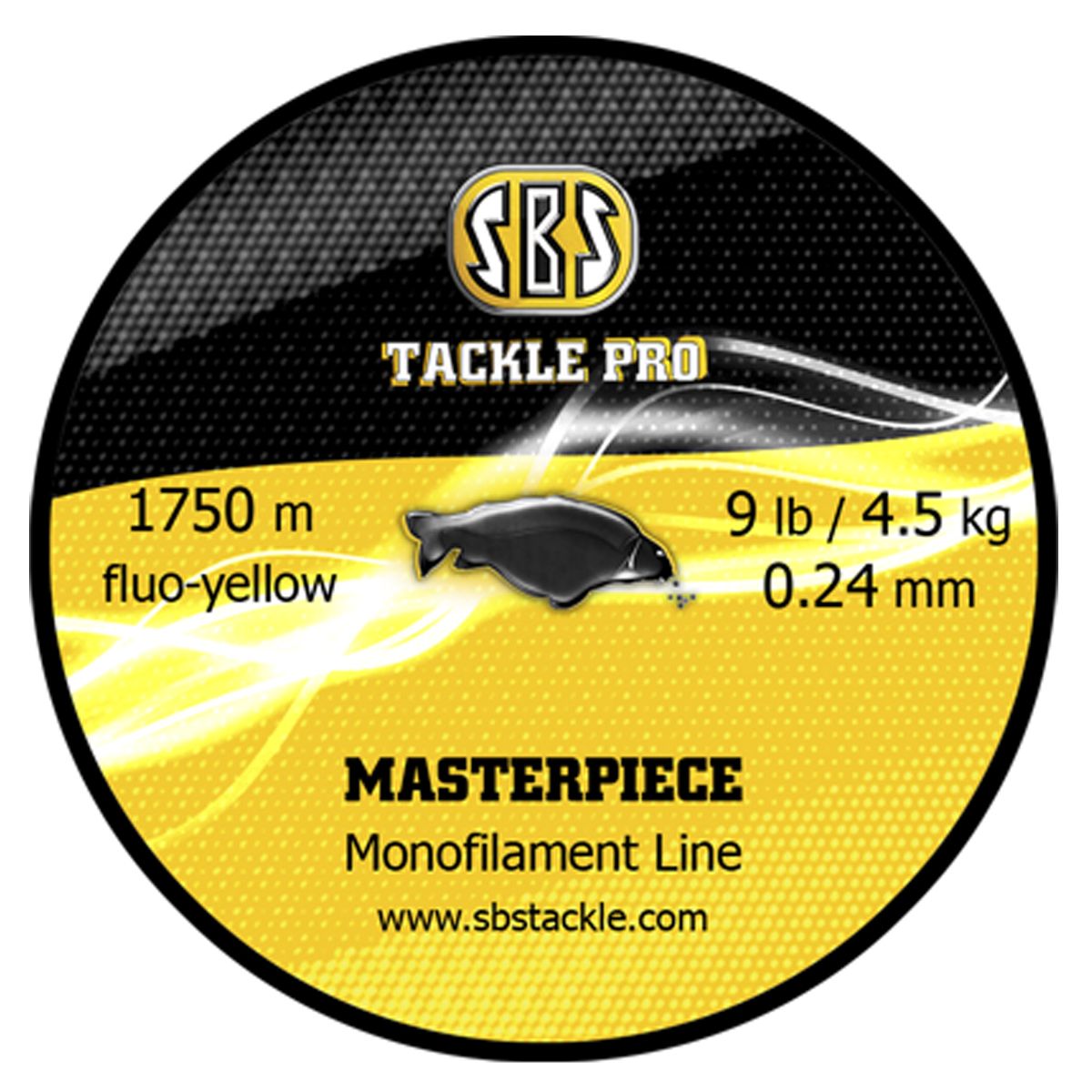 SBS Masterpiece Mono Line Yellow 0.40mm (25lb / 11,4kg) - Imagen 3