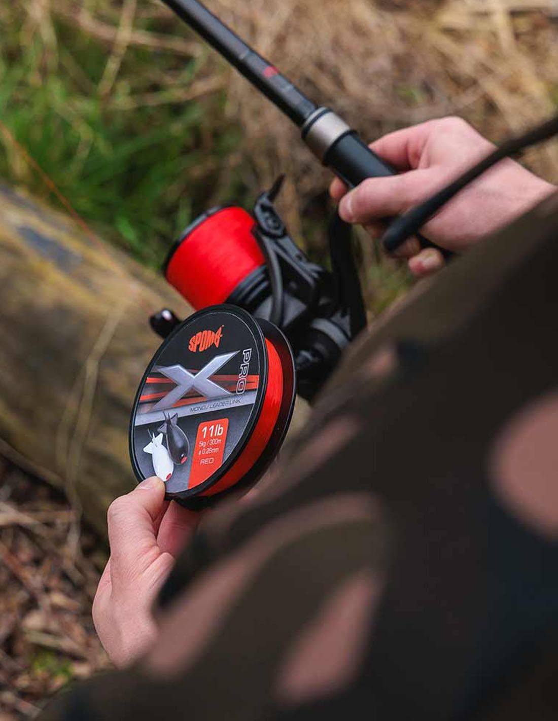 Spomb X Pro Mono Red 0.26mm 11lb x 300m - Imagen 6