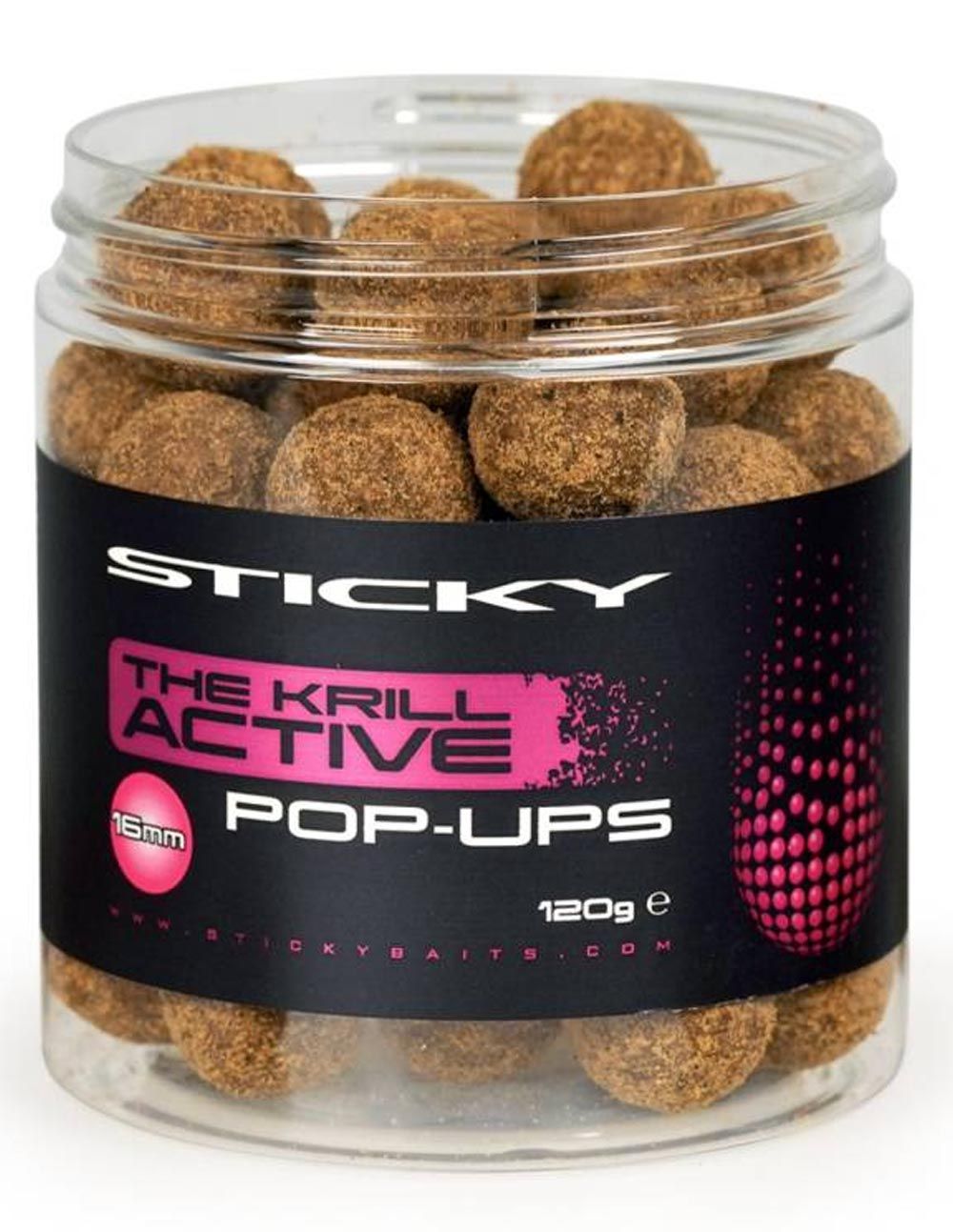 Sticky Baits The Krill Active Pop-Ups 16mm 120gr - Imagen 2
