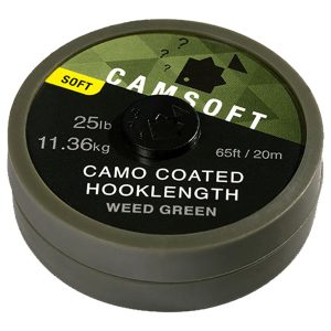Thinking Anglers Camsoft Hooklength Camo Weed Green 25lb