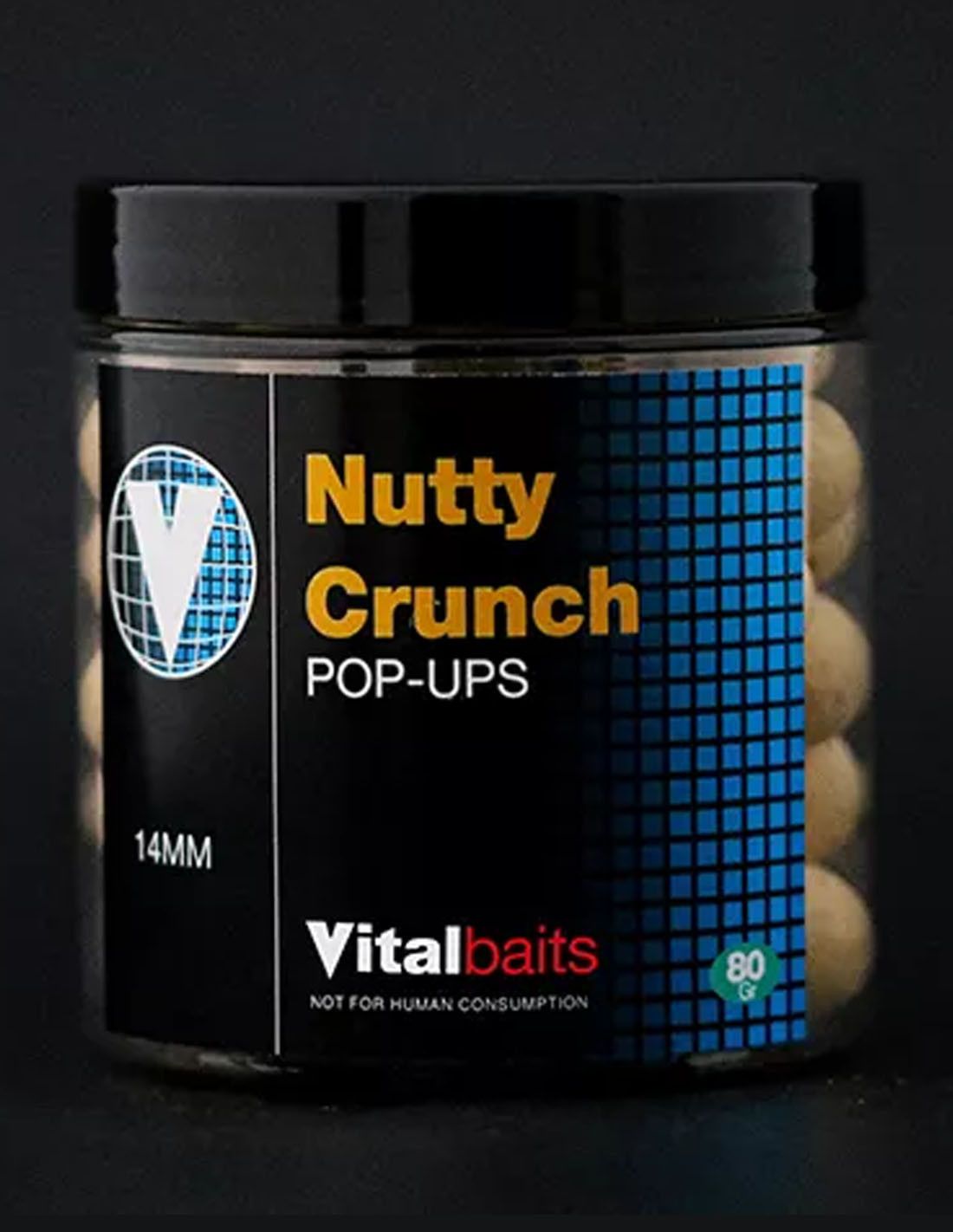 Vitalbaits Nutty Crunch Pop Up 14mm - Imagen 2