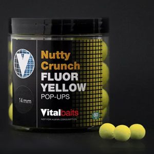 Vitalbaits Nutty Crunch Pop Up Fluor Yellow 14mm
