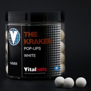 Vitalbaits Pop Up The Kraken Fluor White 14mm