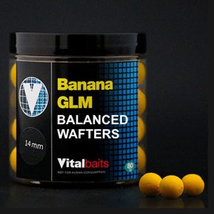 Vitalbaits Wafters Banana GLM 18mm 100gr