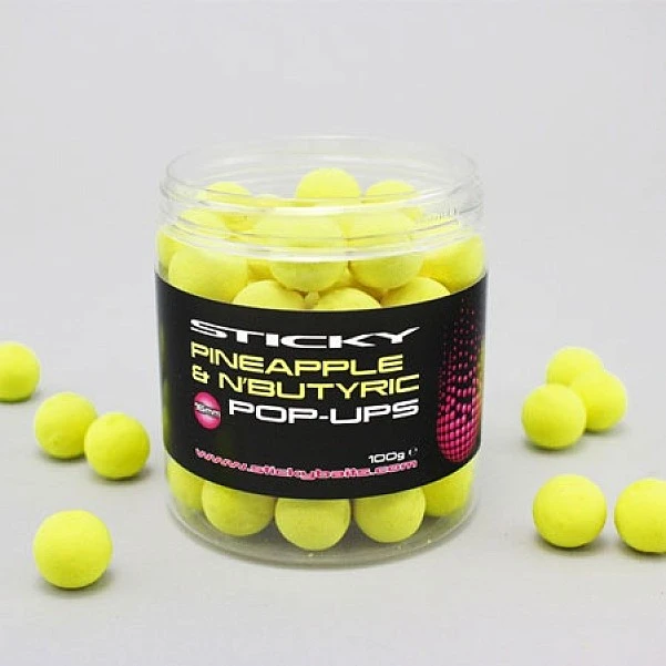 Sticky Baits Pineapple & N’Butyric Pop Up 16mm 100gr - Imagen 5