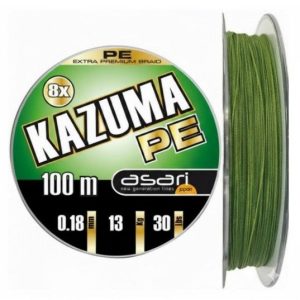 Asari Trenzado Kazuma PE 8X 0.18mm 30lb 13,64kg  150m