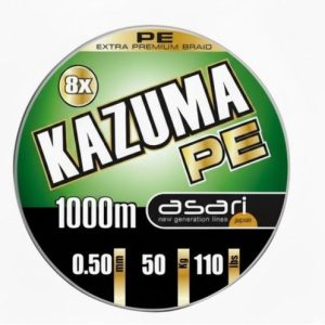 Asari Trenzado Kazuma PE 8X 110lb 0.50mm 50kg 1000m